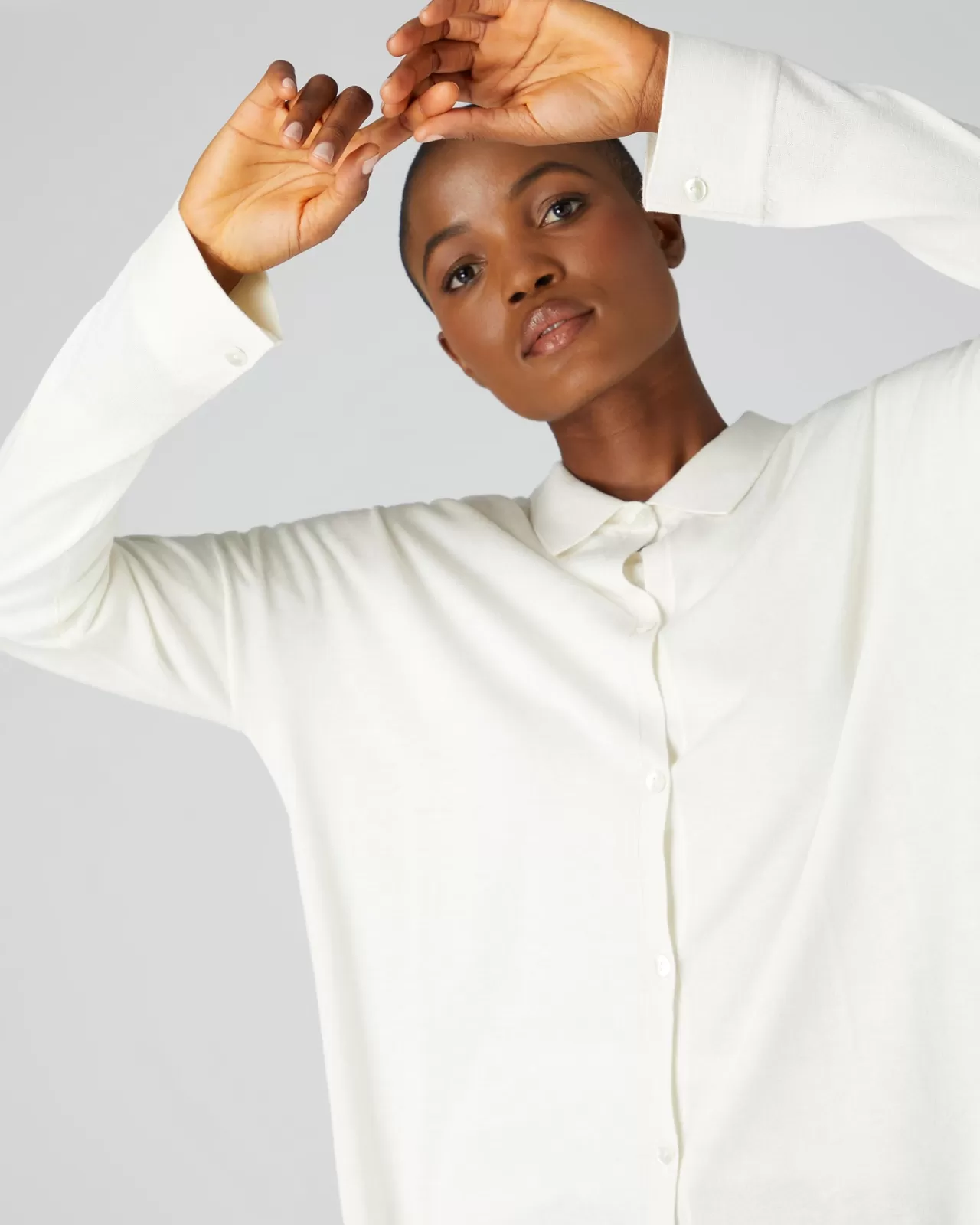 007_superfine_shirt_5.webp Women N.Peal Tops & T-Shirts | 007 Superfine Shirt