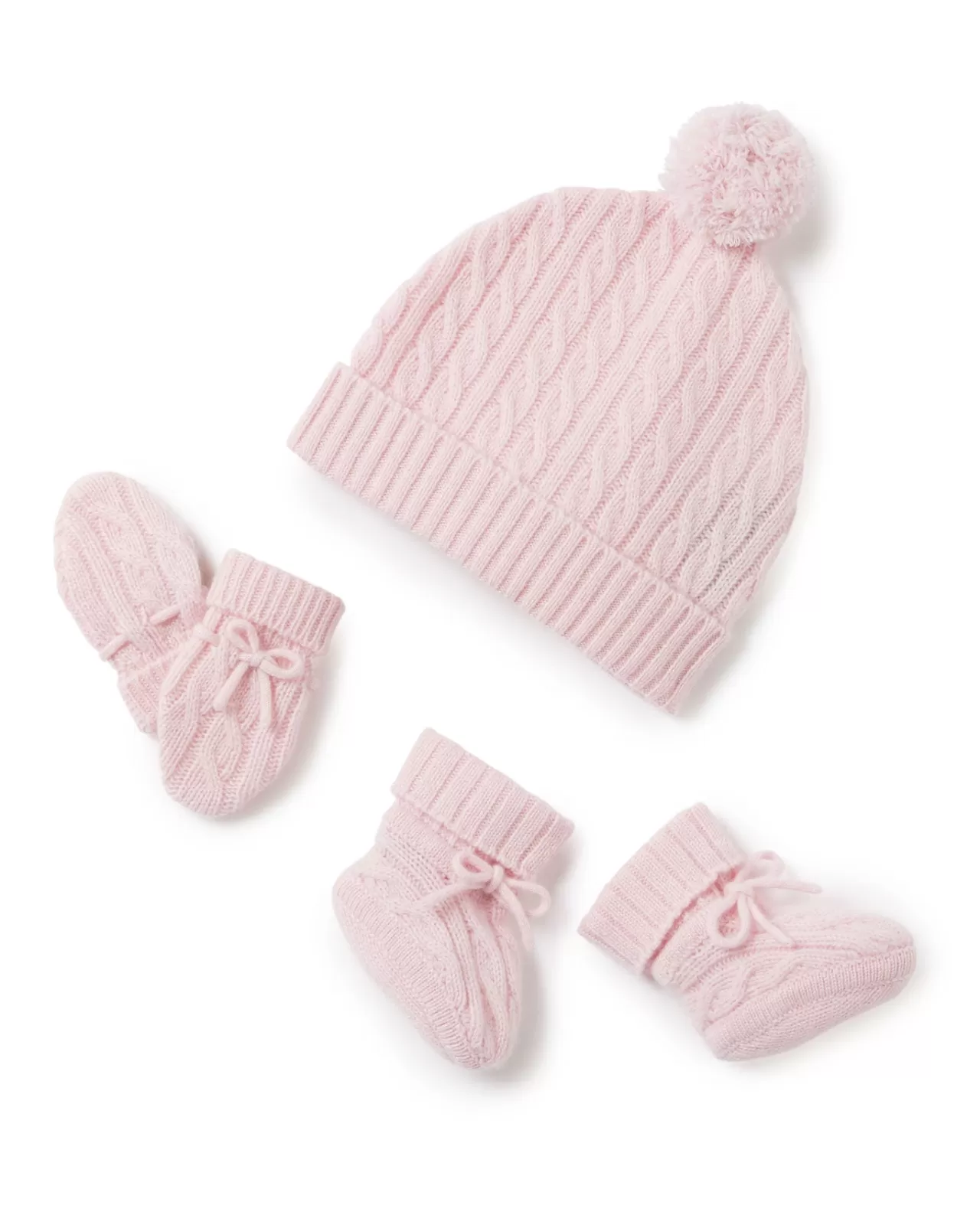 cable_cashmere_booties_2-2.webp Children N.Peal Baby | Cable Cashmere Booties