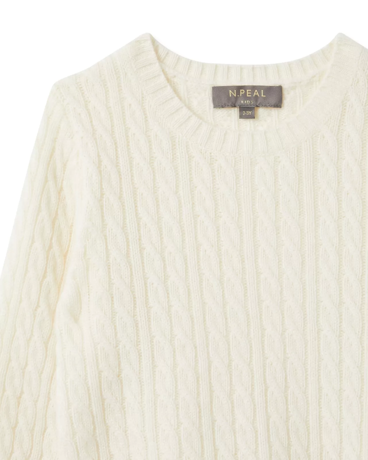 cable_cashmere_jumper_2.webp Children N.Peal Baby | Cable Cashmere Jumper