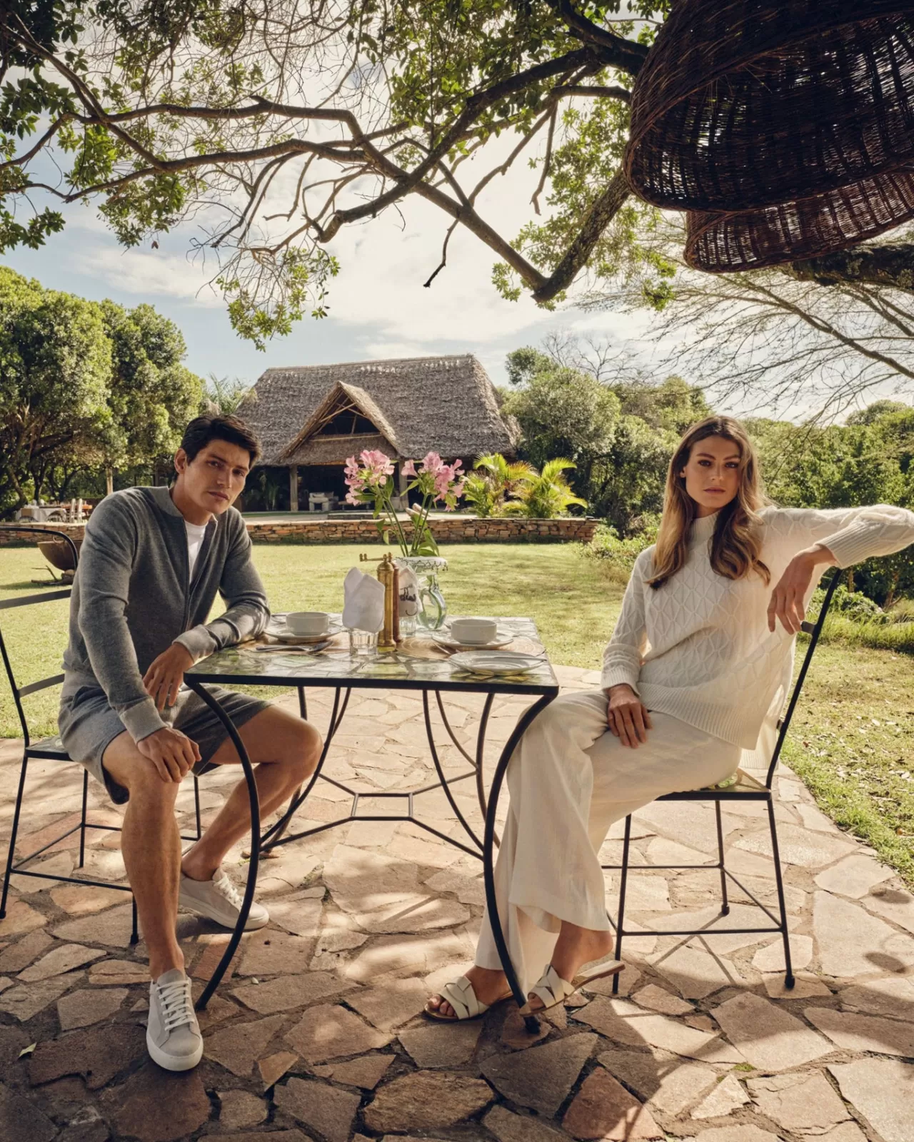 mens_relaxed_cashmere_jogger_shorts_5.webp Men N.Peal Trousers & Shorts | Men'S Relaxed Cashmere Jogger Shorts