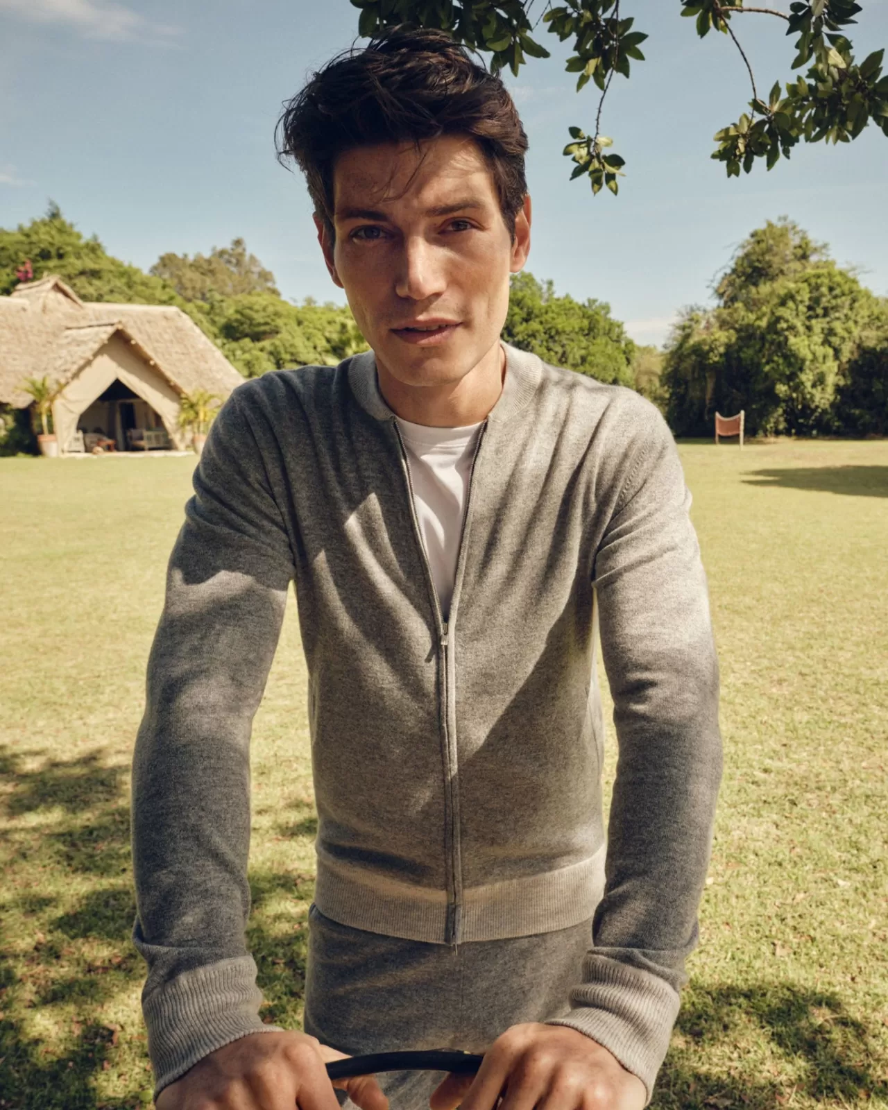 mens_relaxed_cashmere_jogger_shorts_6.webp Men N.Peal Trousers & Shorts | Men'S Relaxed Cashmere Jogger Shorts