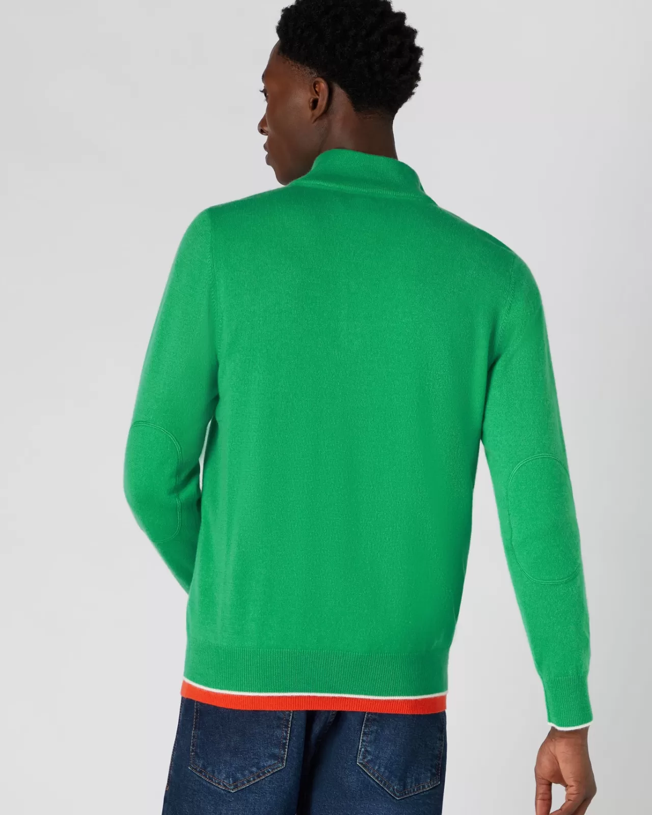 mens_the_carnaby_half_zip_cashmere_jumper_3-9.webp Men N.Peal Half & Full Zip Knitwear | Men'S The Carnaby Half Zip Cashmere Jumper