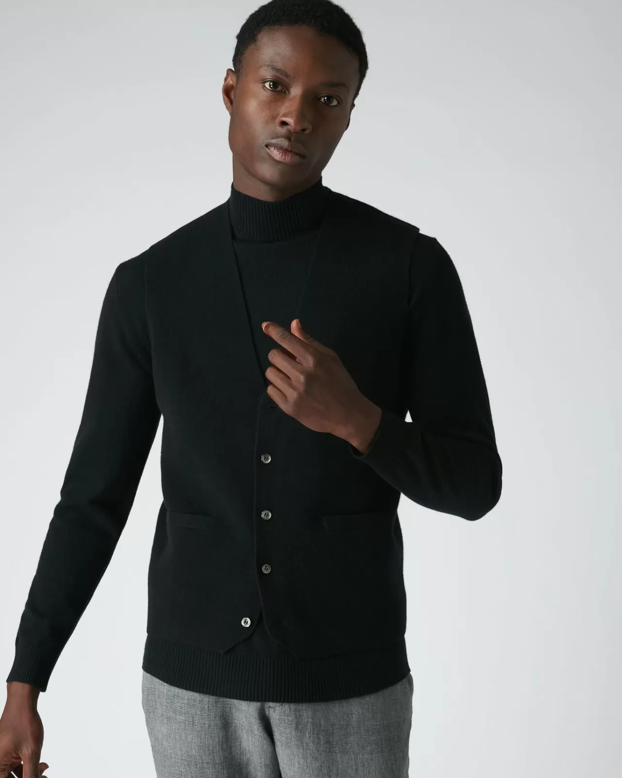 mens_the_chelsea_milano_cashmere_waistcoat_4-1.webp Men N.Peal Gilets & Waistcoats | Men'S The Chelsea Milano Cashmere Waistcoat