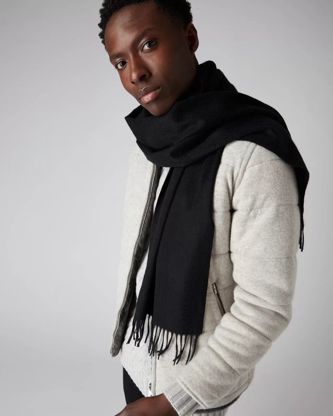 Women N.Peal Cashmere Scarves | Unisex Woven Cashmere Scarf