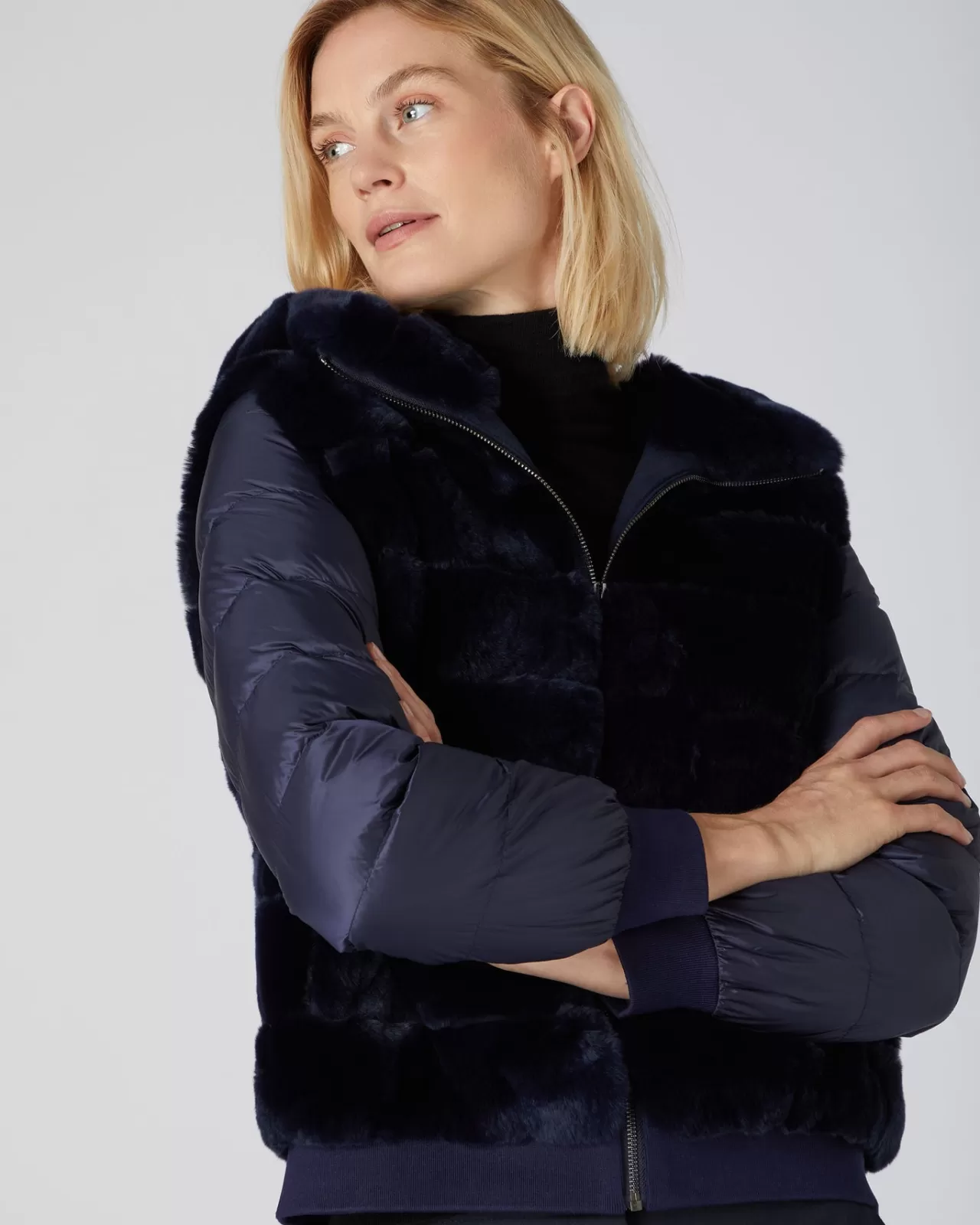 womens_detachable_sleeve_rex_jacket_4-1.webp Women N.Peal Coats & Jackets | Women'S Detachable Sleeve Rex Jacket