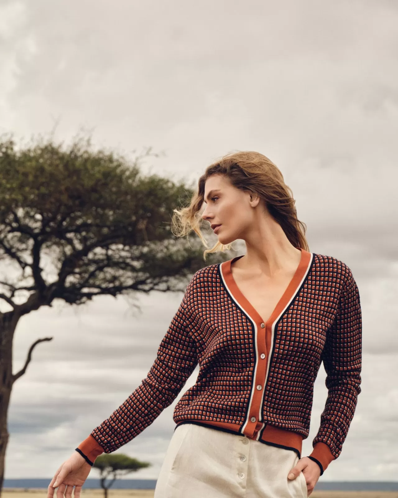 womens_jacquard_knit_cardigan_5.webp Women N.Peal Cardigans | Women'S Jacquard Knit Cardigan