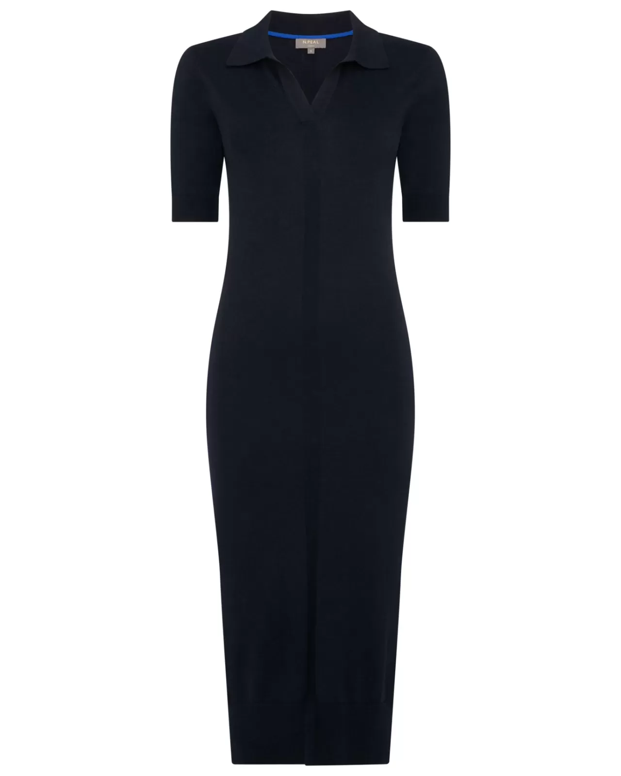 Women N.Peal Dresses & Skirts | Women'S Polo Collar Cotton Cashmere Dress