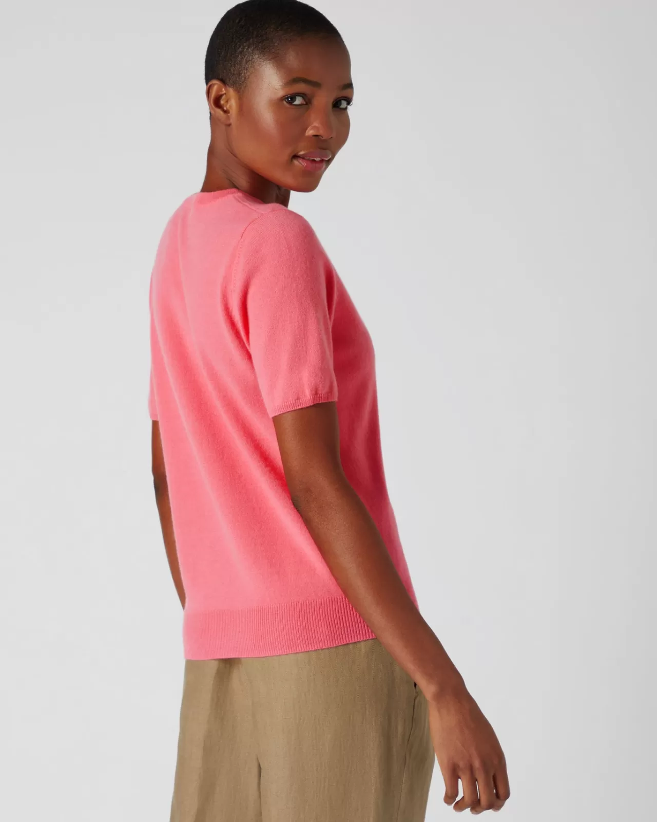 womens_round_neck_cashmere_t_shirt_3-12.webp Women N.Peal Tops & T-Shirts | Women'S Round Neck Cashmere T Shirt